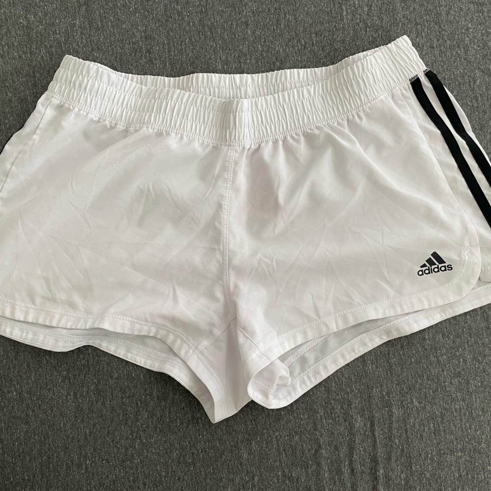 White Adidas Shorts